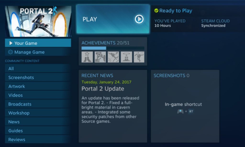 Portal 2 Game Launch